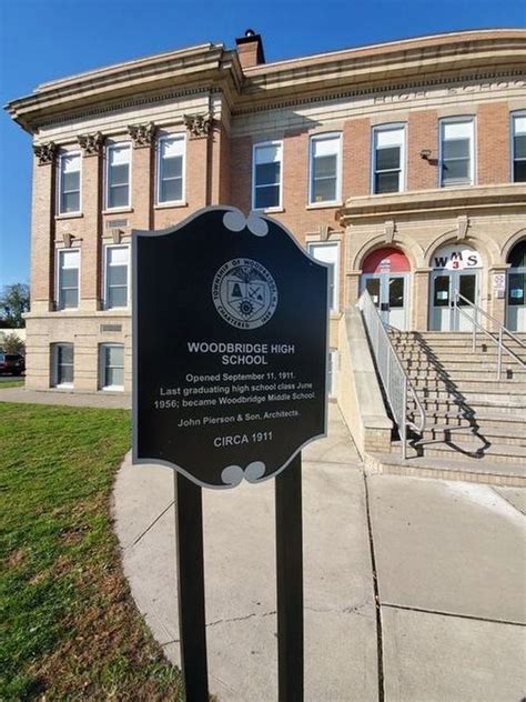 Woodbridge High School Historical Marker