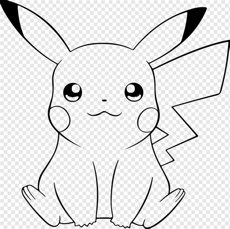 Pikachu, funny, sketch, png | PNGWing