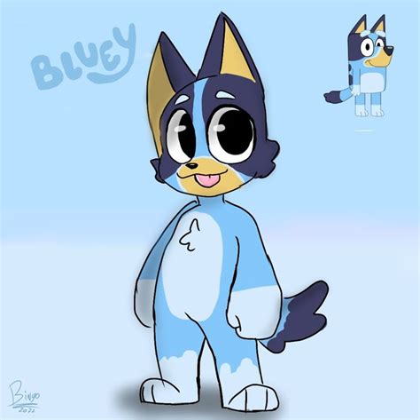 Bluey fanart | Character design, Anthro furry, Sketchbook art inspiration