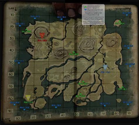 Ark: Survival Evolved Caves Locations Guide - Map Coordinates, Land ...