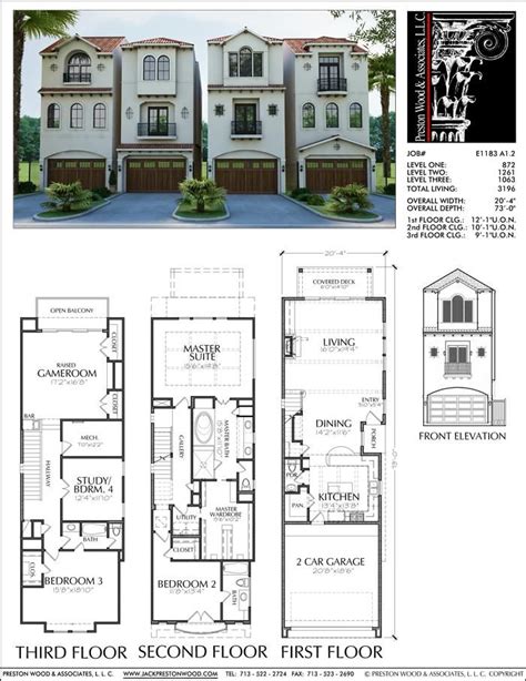 New Townhomes Plans, Townhouse Development Design, Brownstones, Rowhou ...