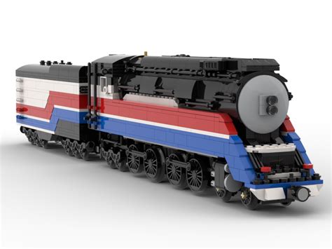 LEGO MOC Southern Pacific 4449 American Freedom Train by Mikey ...