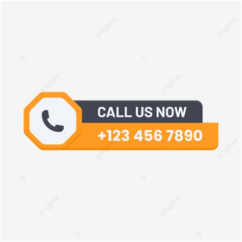 Call Us Now Button Phone Number With Icon Vector, Call Us, Call, Call ...