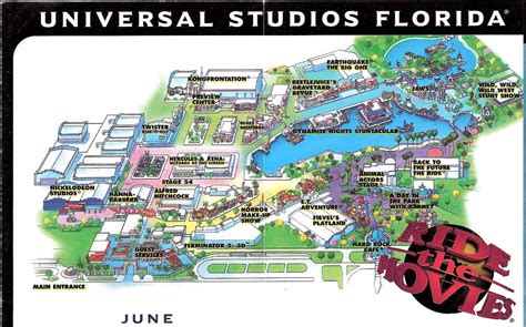 Park Map: Universal Studios Florida 1998 - The DoD3