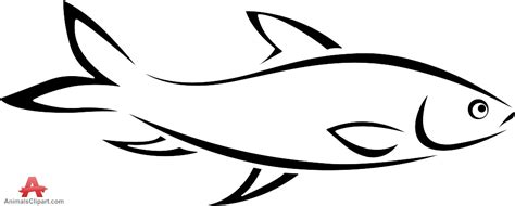 Fish Drawing Outline - ClipArt Best