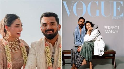 Athiya Shetty, KL Rahul pose in bathrobes on first magazine cover after ...