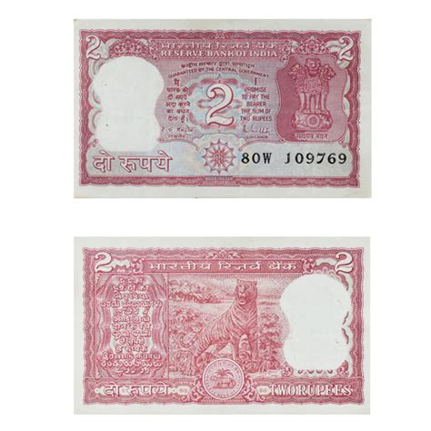 Buy 2 Rupees Note R N Malhotra -Error Note Online | Mintage World