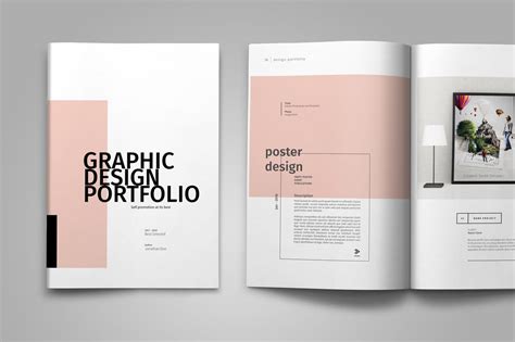 Graphic Design Portfolio Template (82436) | Brochures | Design Bundles ...