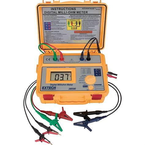 Extech Instruments Battery Powered Milliohm Meter | The Home Depot Canada