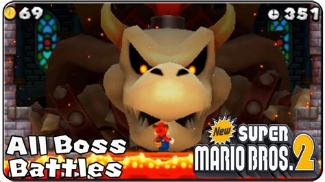 New Super Mario Bros. 2 All Bosses - YouTube