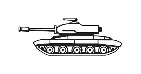 Military Tank Drawing by CSA Images - Pixels