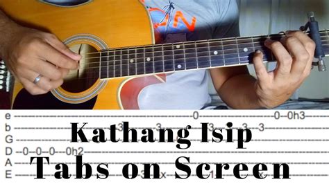 Kathang Isip - Ben & Ben - Fingerstyle Guitar Cover (Tabs on Screen ...