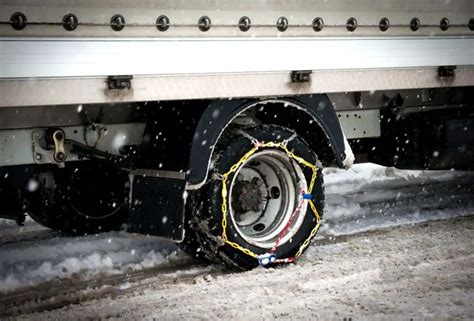 How To Put Snow Chains On Semi-Truck Tires | Brake Experts