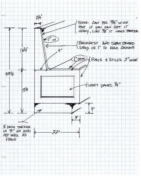 Spectacular Banquette Dimensions Plans Freestanding Kitchen Island With ...