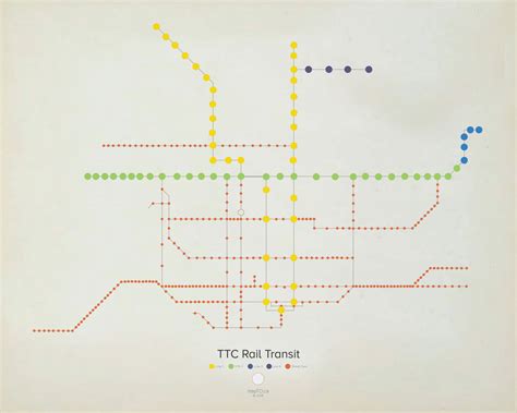 Toronto Rail Transit Map — mapTO