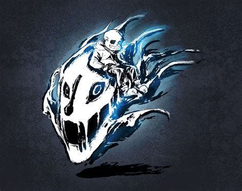 Undertale, Sans riding a gaster blaster 언텔파는 미아케 @under_ake | Фан арт ...