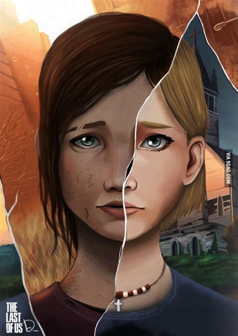 Amazing tLoU fan art Ellie and Sarah - Gaming | The last of us, The ...