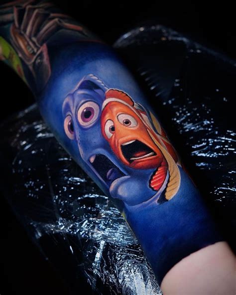 Finding Nemo Tattoo | Tattoos, Tribute tattoos, Medusa tattoo