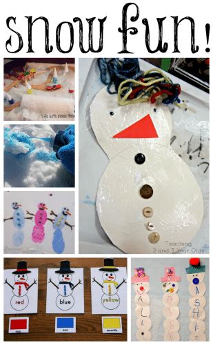 Snow What Fun - 15 Snow Themed Activities! - Fun-A-Day!