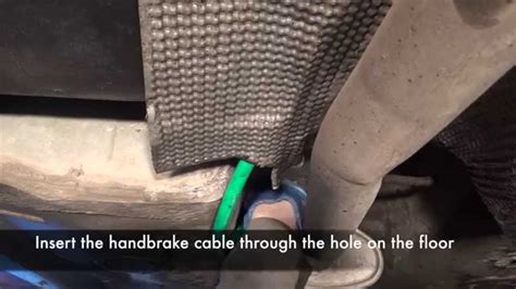 Peugeot 406 Handbrake Cable Replacement - YouTube