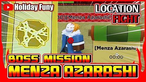 [LOCATION/FIGHT] ตีจนดรอป! MENZA AZARASHI BOSS MISSION | Shindo Life ...