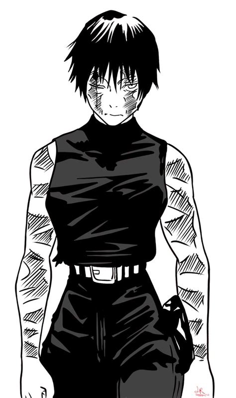 Digital drawing | Jujutsu Kaisen | jjk | Maki Zenin | Manga panel Site ...