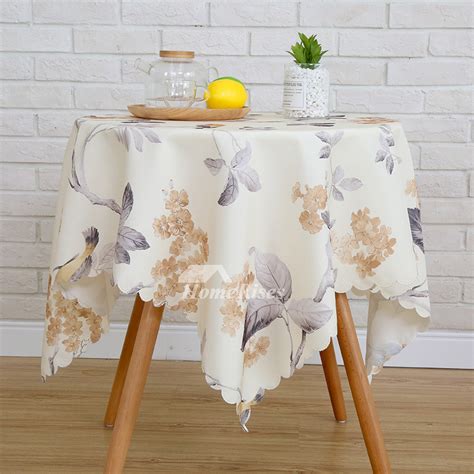 Modern Printed Polyester Round 70 Inch Sale Fabric Tablecloths