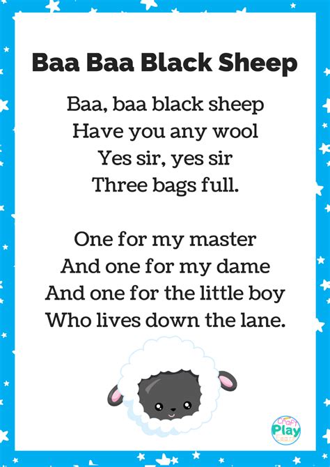 Baa baa black sheep – Artofit