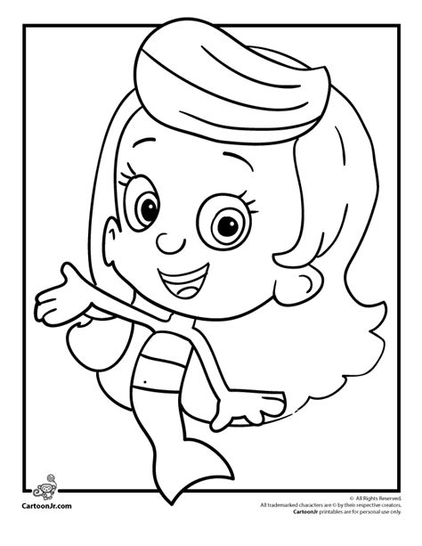 bubble guppies molly drawing - Clip Art Library