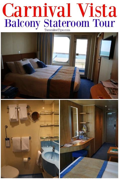 Carnival Vista balcony stateroom photo tour and review {Video ...