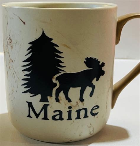 Marble Moose Mug | Maine Scene | Maine Souvenirs and Calendars