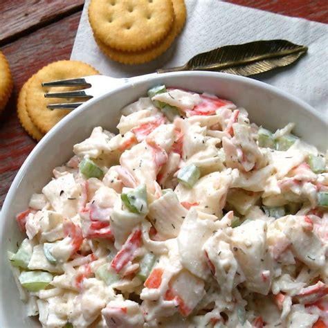 imitation crab egg salad