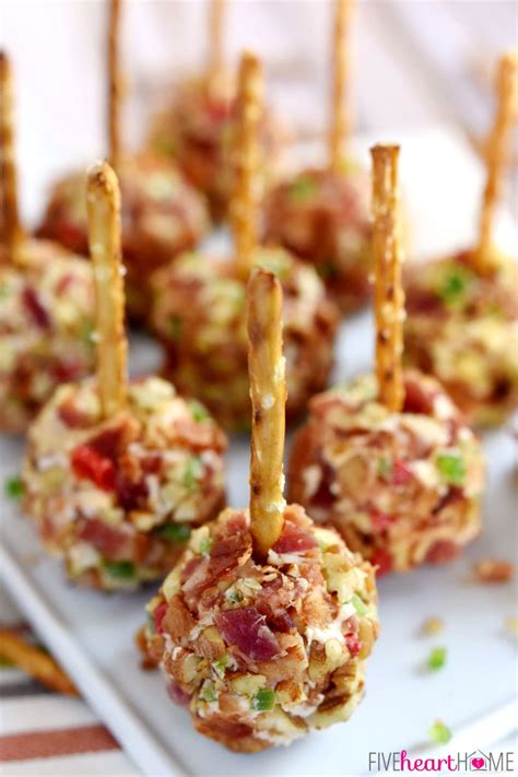 Pimento Cheese & Bacon Mini Cheese Ball Bites | Appetizer bites, Cheese ...