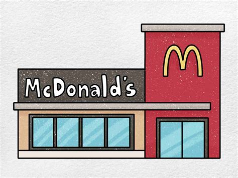 How to Draw Mcdonalds - HelloArtsy