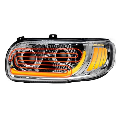 Trux Accessories Chrome LED Projector Headlight Assembly w/ Heated Lens ...