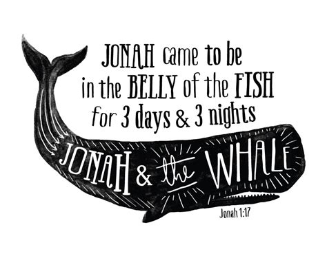 Jonah and the Whale – Jonah 1:17 – Seeds of Faith