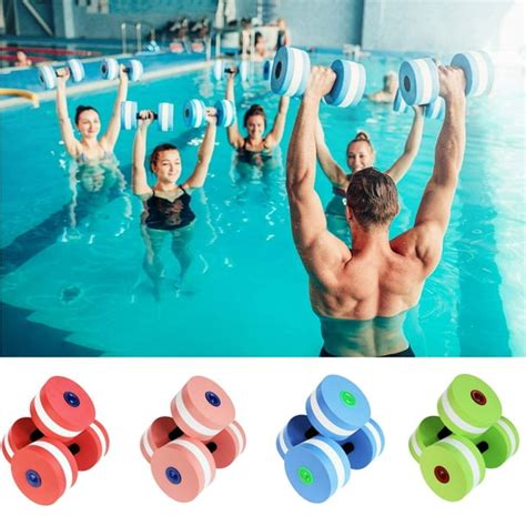 Windfall Aquatic Exercise Dumbbells, Set of 2 Water Dumbbells for Water ...