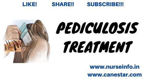 #Pediculosis Treatment | #nursingprocedure | #nurseinfo | #canestar ...