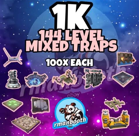 FORTNITE SAVE THE World STW 1K 1000 144 LEVEL GODROLL TRAPS £1.99 ...