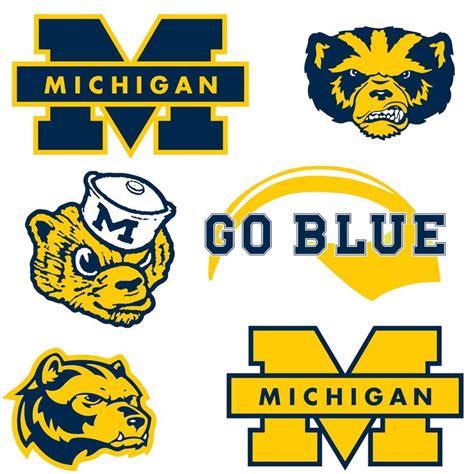 University of Michigan logo and wolverine svg | University of michigan ...