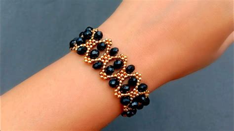 How To Make Bracelet//Crystal & Seed Beads Bracelet// Useful & Easy ...