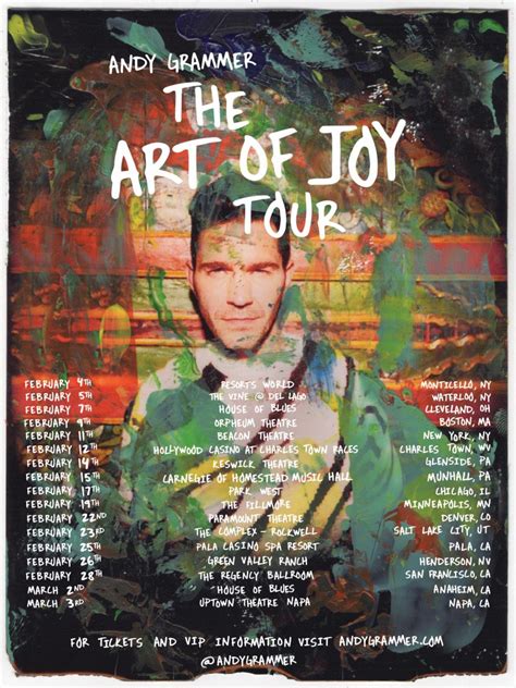 ANDY GRAMMER | THE ART OF JOY TOUR | 2022 - Revolt In Style