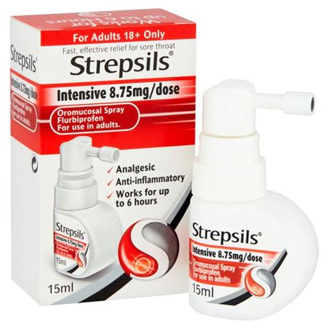 STREPSILS INTENSIVE OROMUCOSAL SPRAY 15ML | Pharmacystore.ie | Ireland