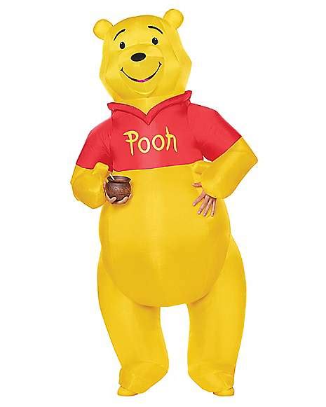 Adult Pooh Inflatable Costume - Winnie the Pooh - Spirithalloween.com