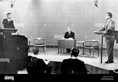 First 1960 presidential debate Stock Photo - Alamy