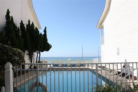 Beach front pool at the Sea Oats Motel in Destin, FL...we love staying ...