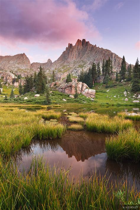 Jagged Sunrise Reflection | San Juan Mountains, Colorado | Mountain ...