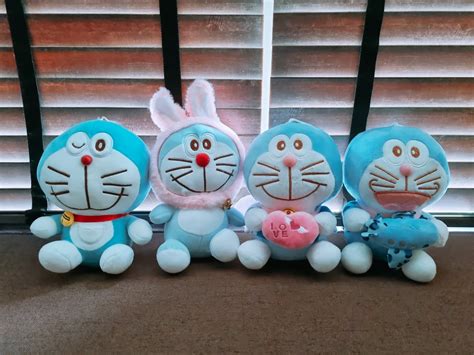 Doraemon plushies, Hobbies & Toys, Toys & Games on Carousell