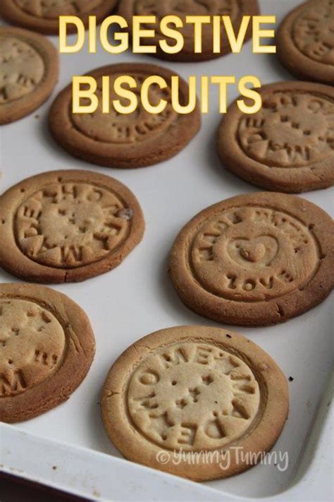 Easy Homemade Digestive Biscuits Recipe - Yummy Tummy