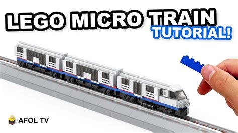 LEGO MINI SUBWAY TRAIN TUTORIAL [MICROSCALE] - How to build a mini LEGO ...